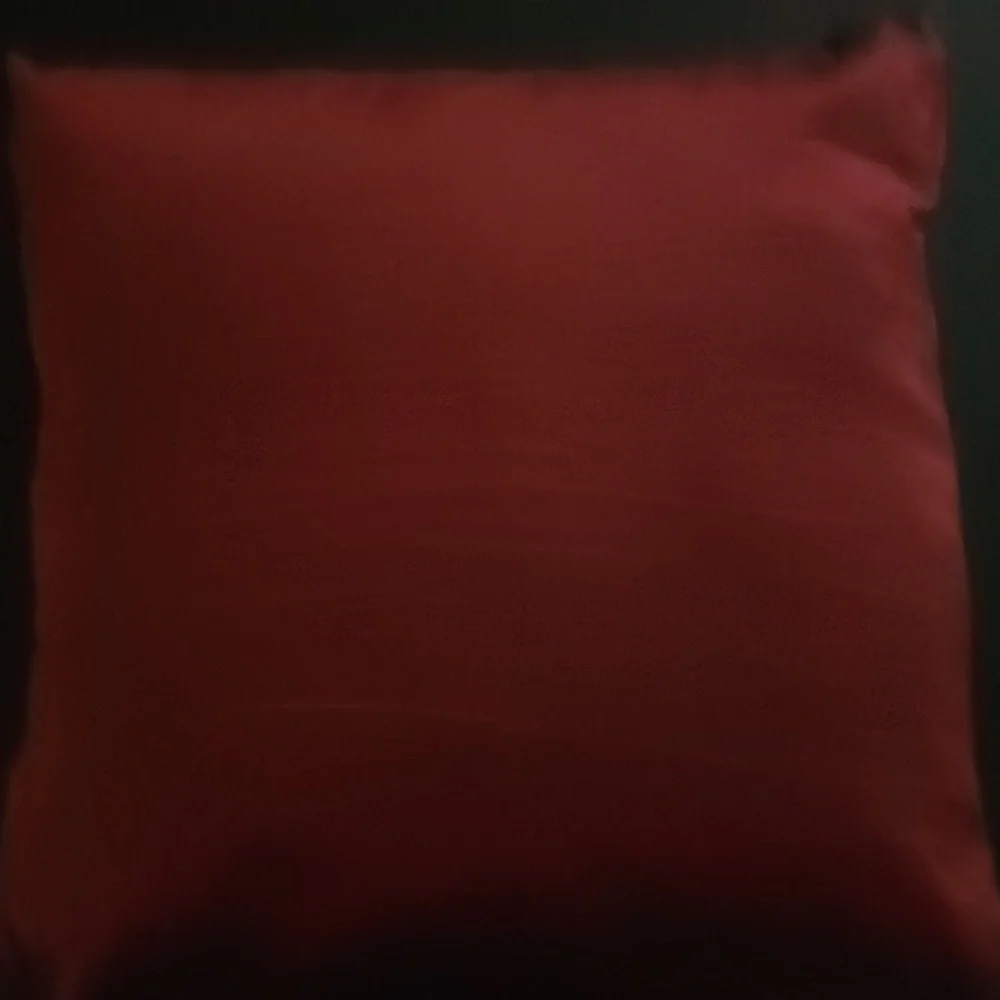 Decorative Green and Red Throw Pillow Set